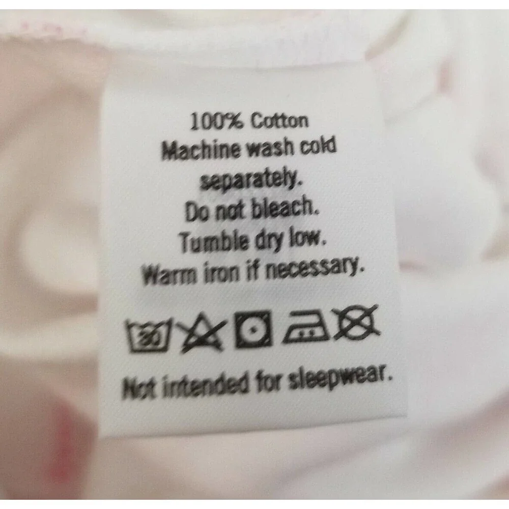 Janie & Jack Pink White Elephants Logo Footie Pajamas Sleeper 6-9 Months NWT